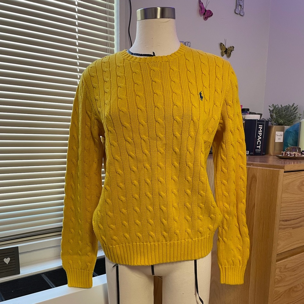 Yellow fairly new Ralph Lauren Sweater